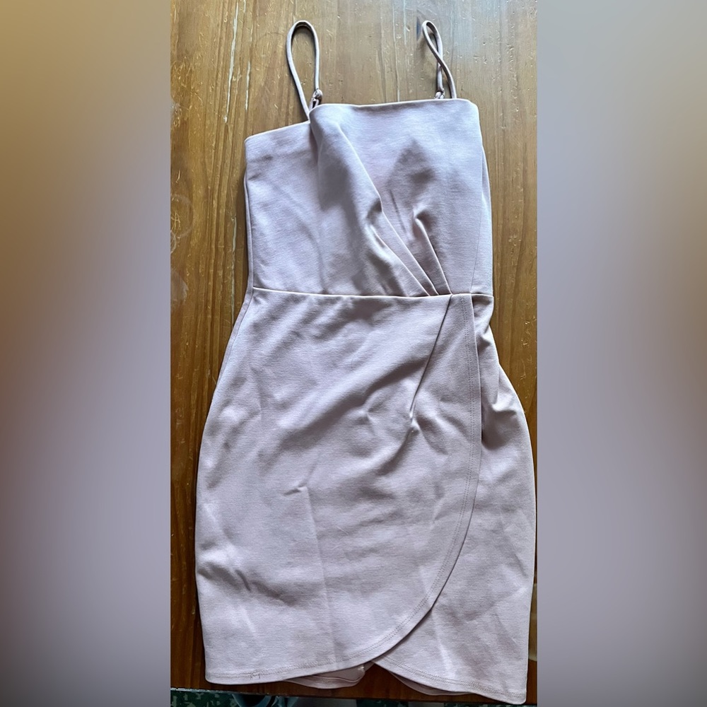 Lulu’s blush pink cocktail dress XS